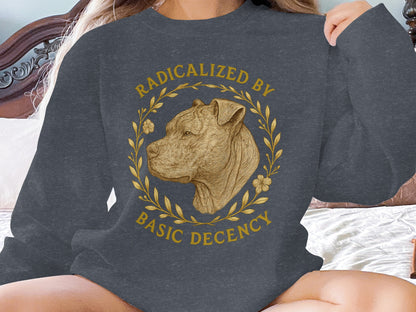 Radicalized by Basic Decency Sweatshirt product