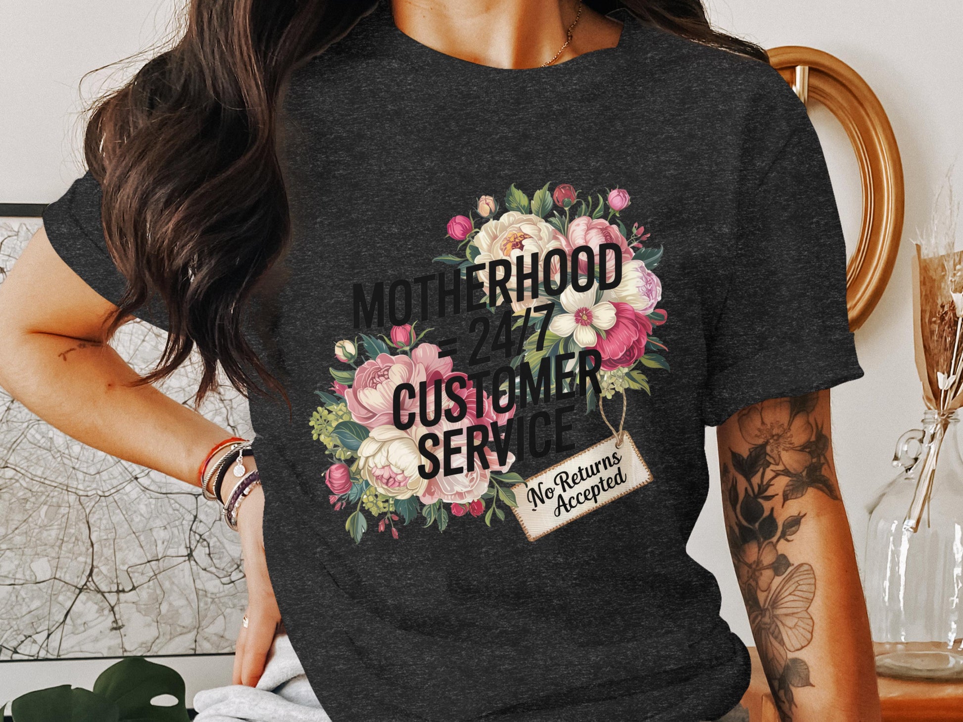 Motherhood 24/7 Customer Service No Returns Accepted product shirt