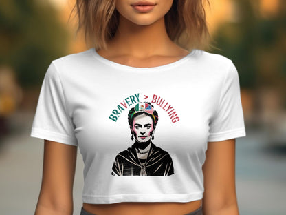 Bravery Over Bullying Motivational Graphic Tee product