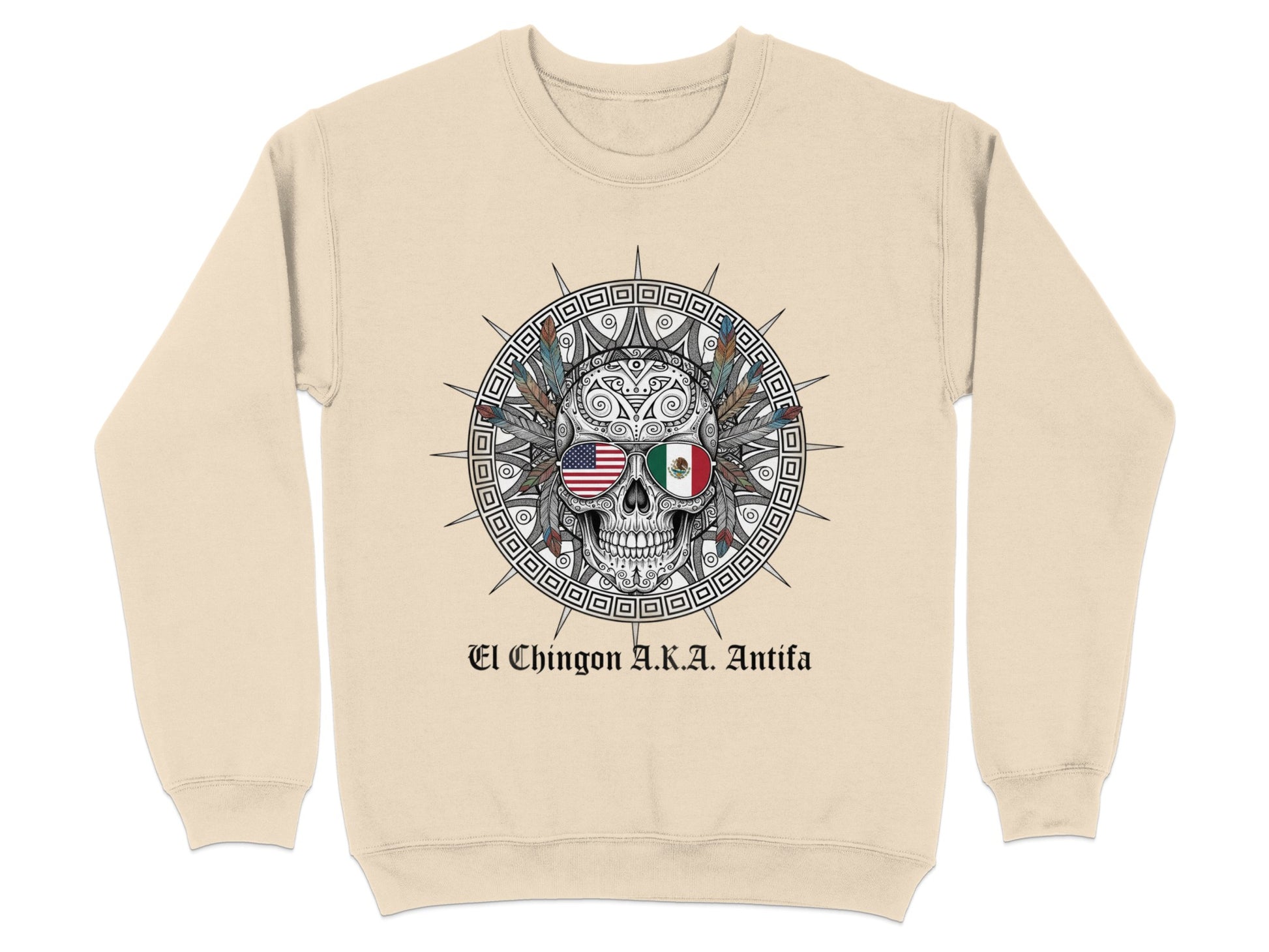 El Chingon AKA Antifa Skull Sweatshirt