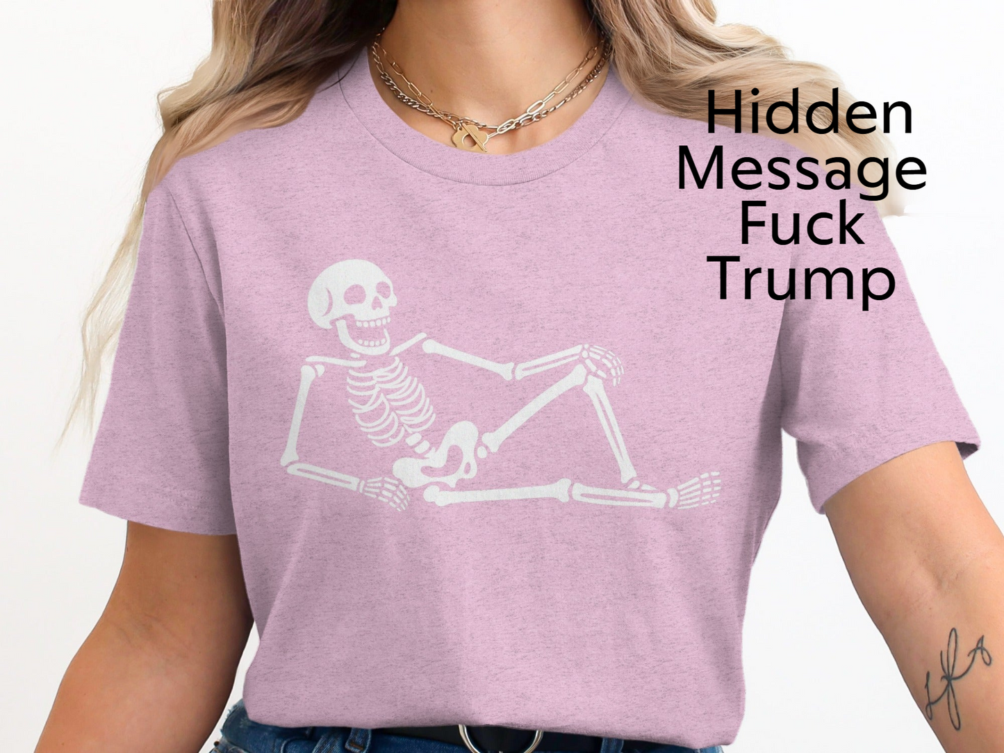 Relaxed Skeleton Graphic Print Tee product type