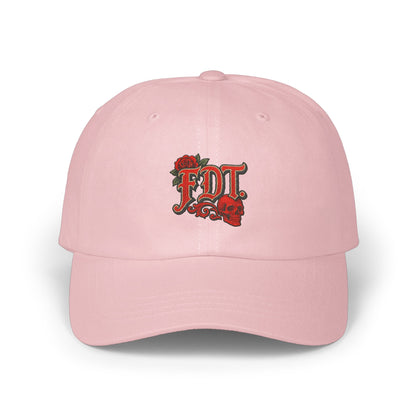 FDT Floral Embroidered Pink Baseball Cap product