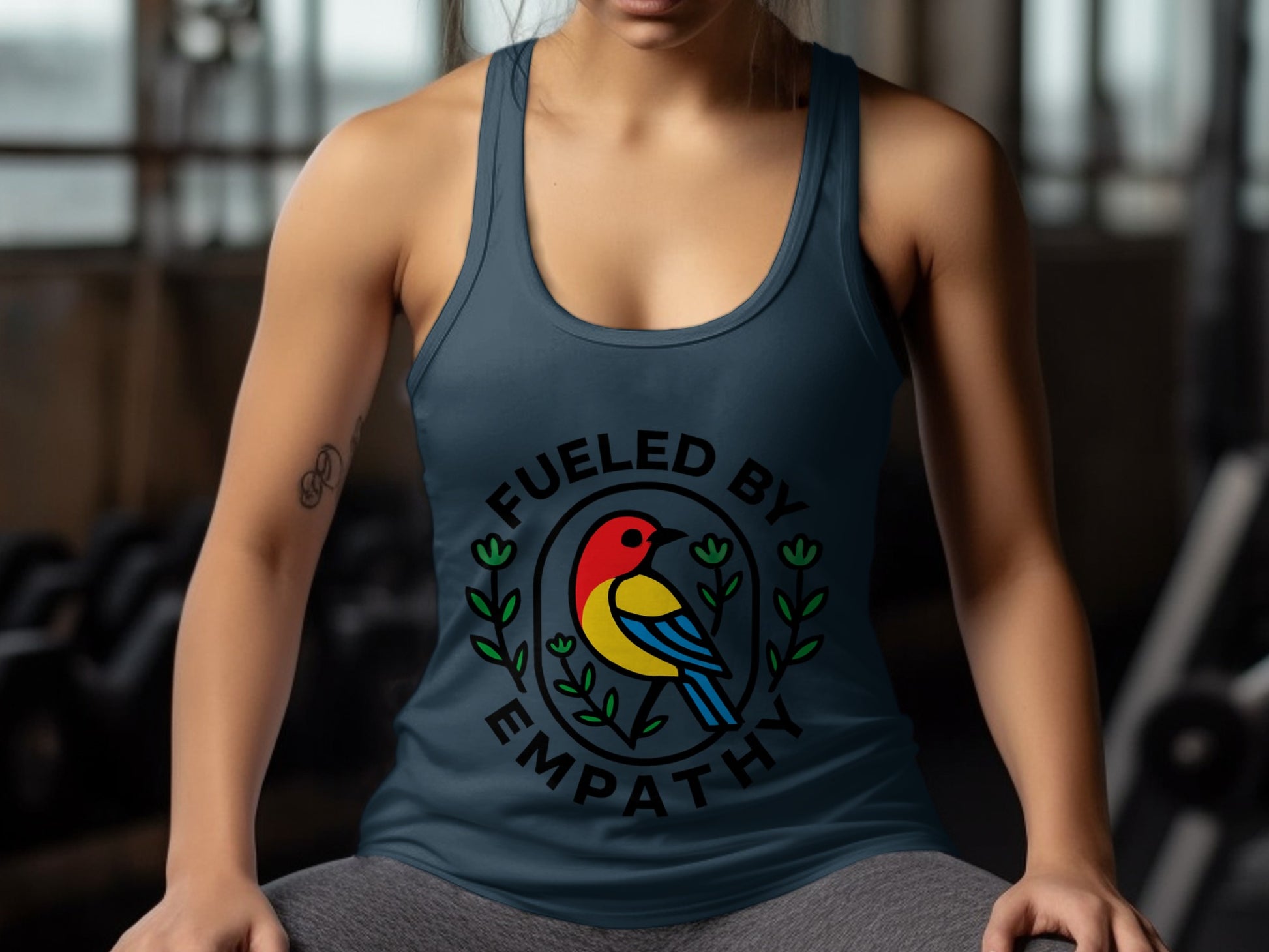 Fueled By Empathy Motivational Tank Top