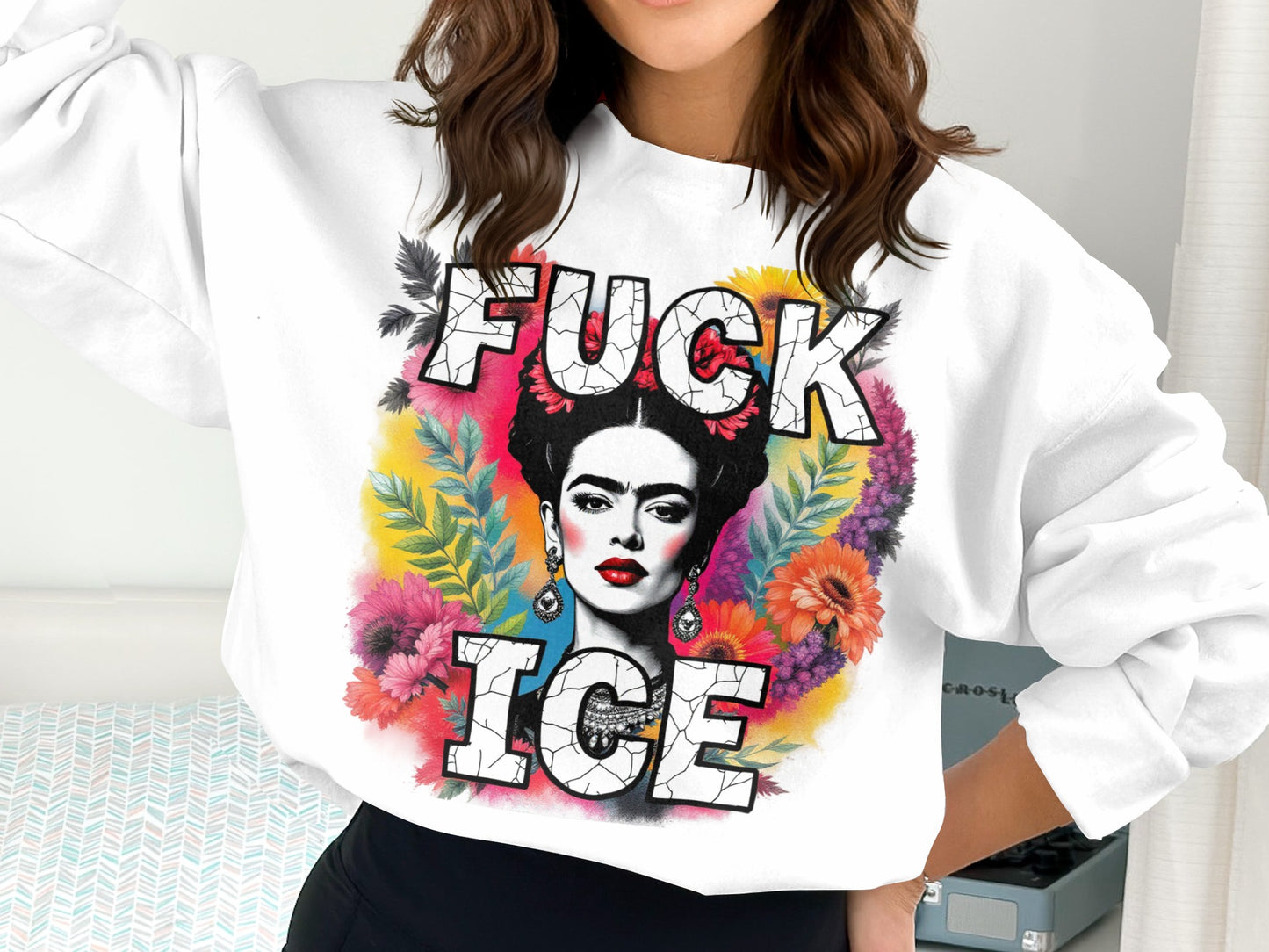 Colorful Fuck Ice Design Sweatshirt