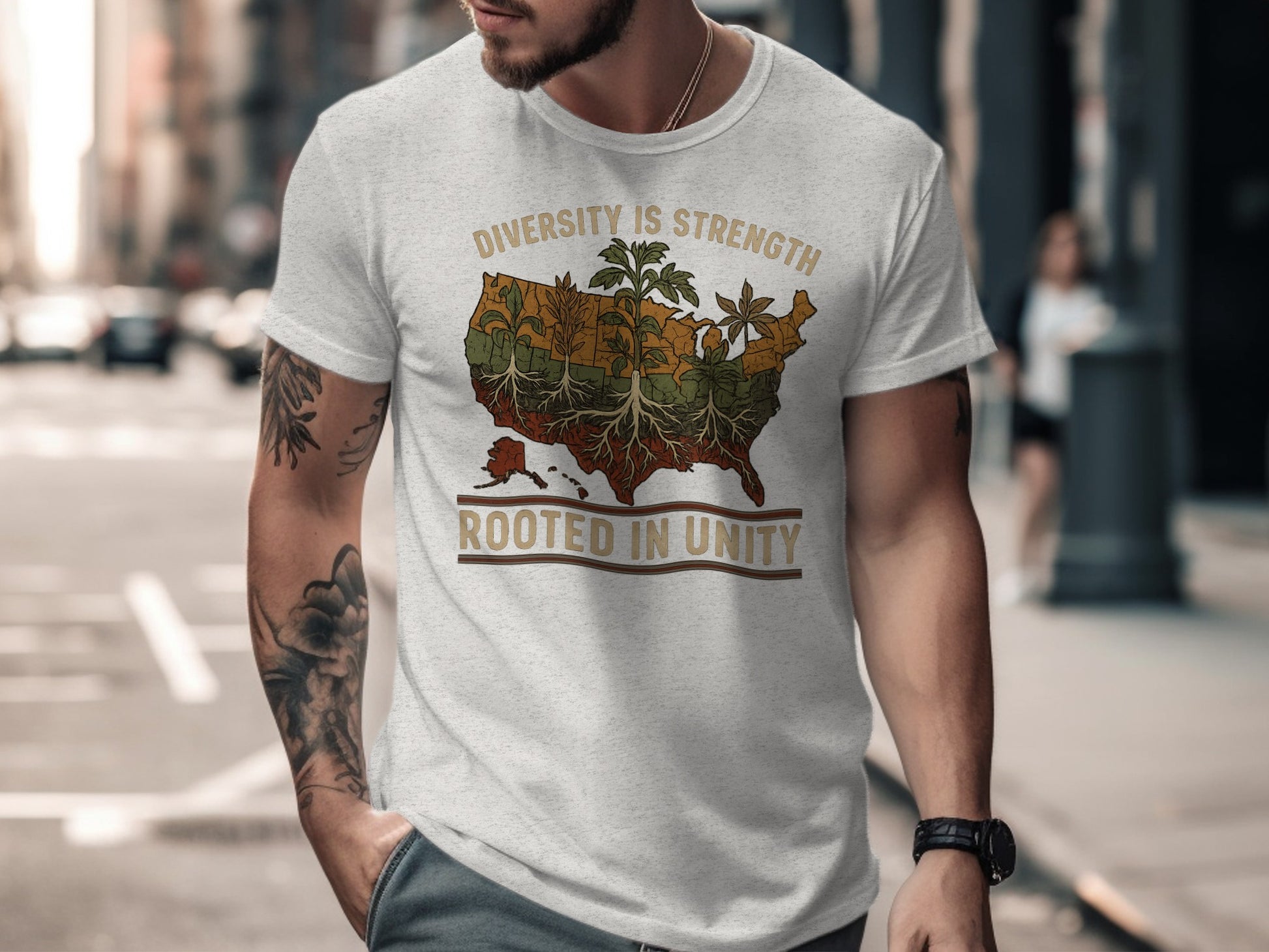 Diversity Is Strength Rooted In Unity T-shirt product