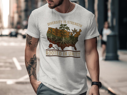Diversity Is Strength Rooted In Unity T-shirt product