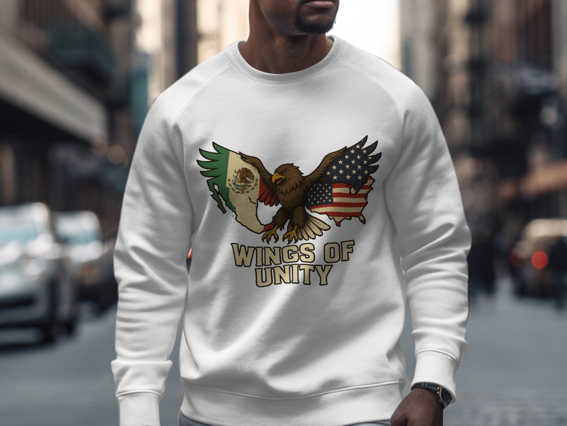 Wings of Unity Eagle Graphic Sweatshirt product type