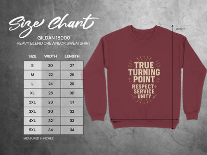 True Turning Point Respect Service Unity sweatshirt product type