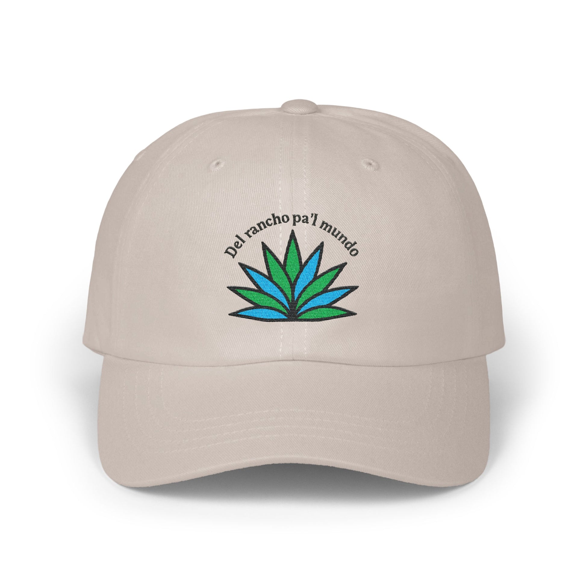 Del Rancho Pa'l Mundo Embroidered beige cap product
