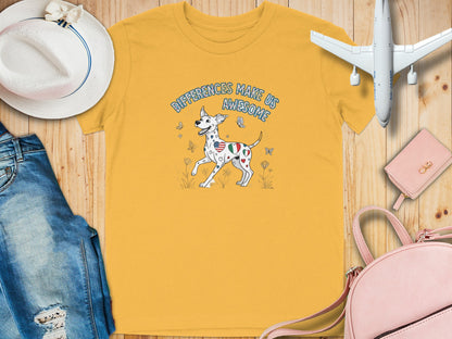 Differences Make Us Awesome Dalmatian T-shirt