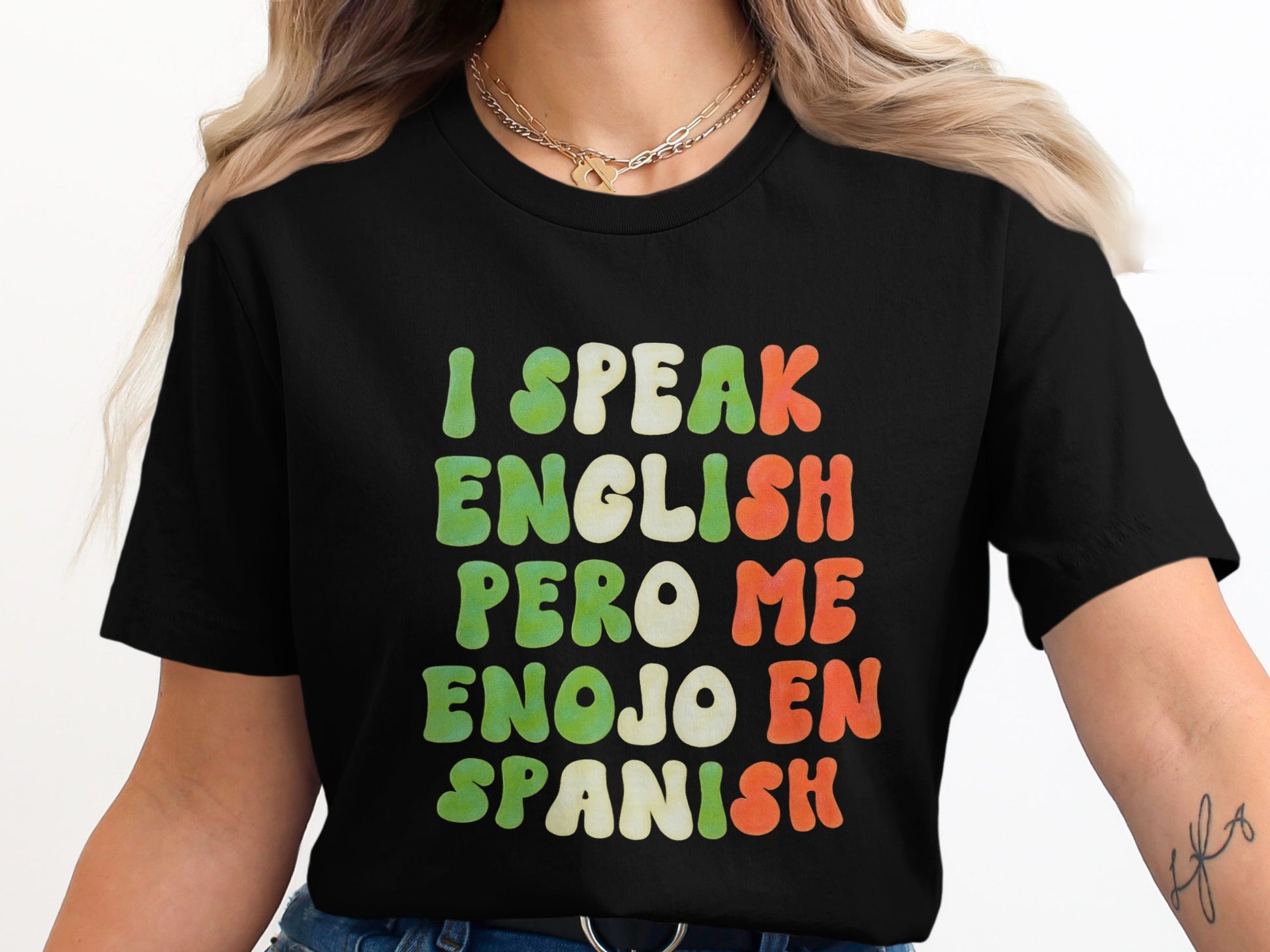 I Speak English Pero Me Enojo En Espanol t-shirt product