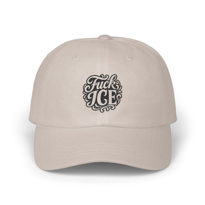 Statement Cap with Unique Emblem Design cap