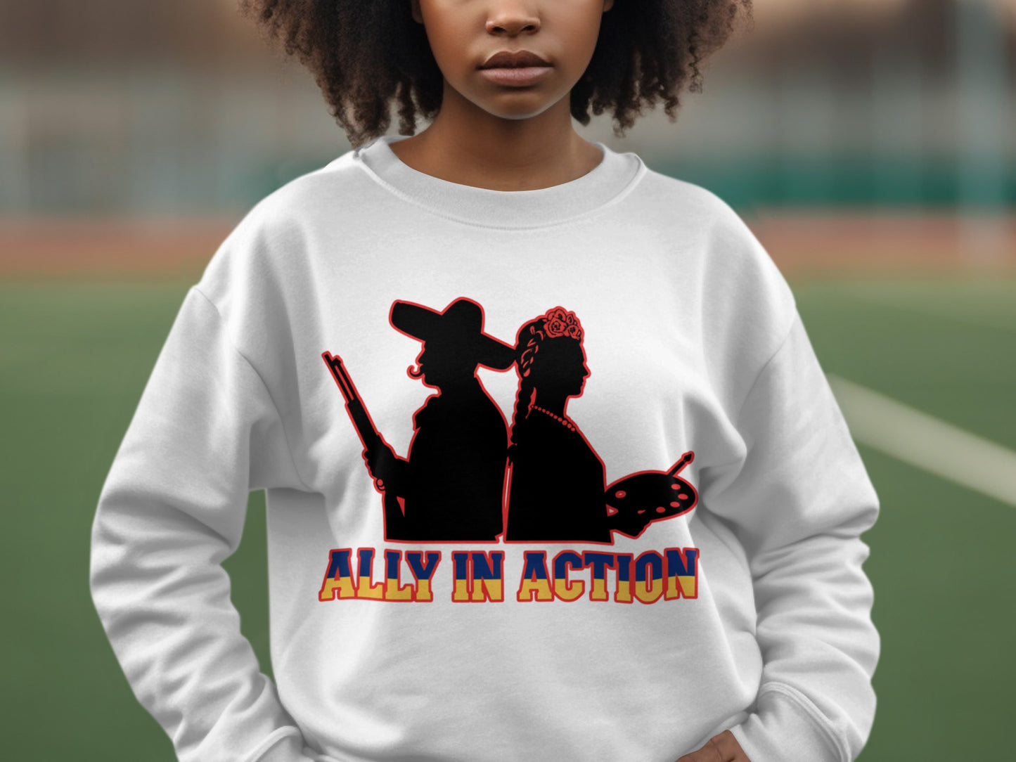 Ally in Action Graphic Sweater
