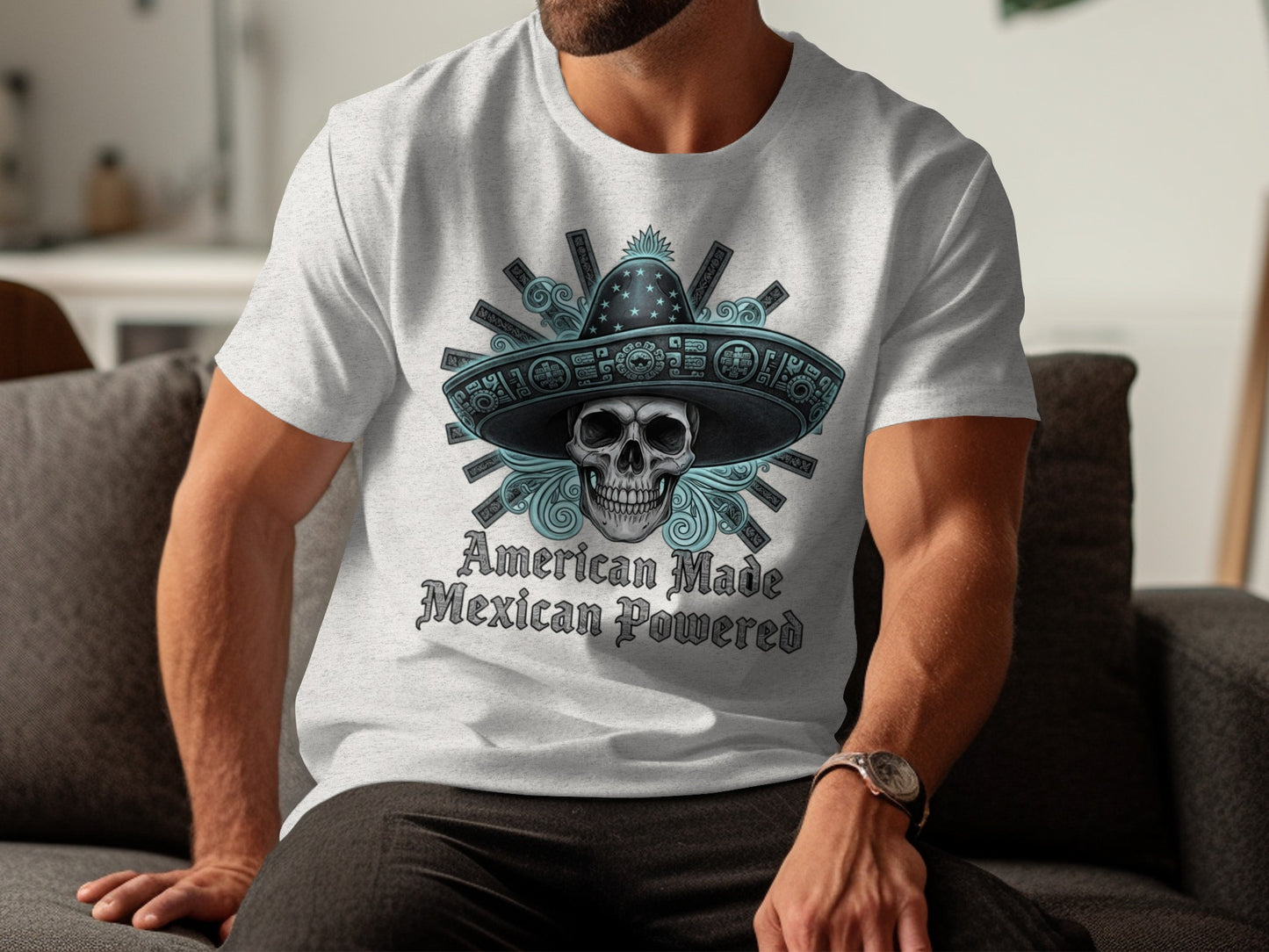 American Made Mexican Powered t-shirt product