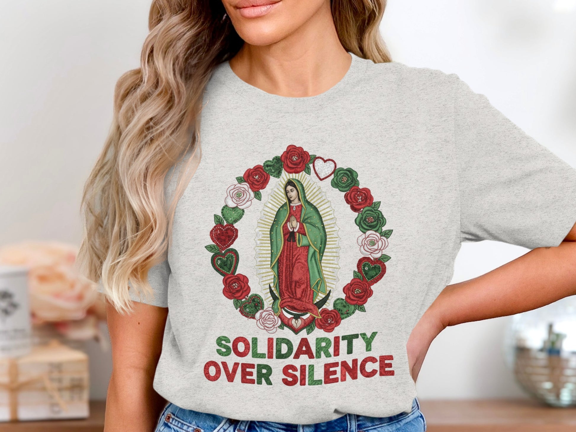 Solidarity Over Silence Graphic Tee Shirt