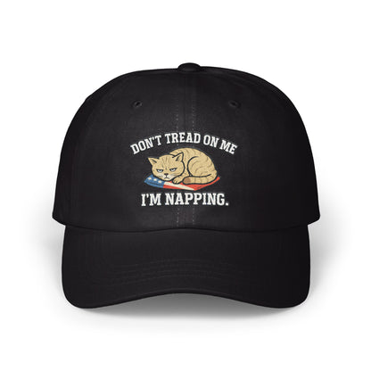 Don't Tread on Me I'm Napping Statement Cap product type