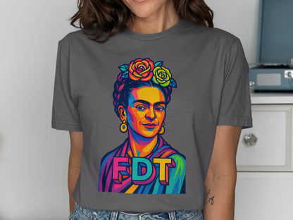 Colorful Icon Graphic Print Women T-shirt product type