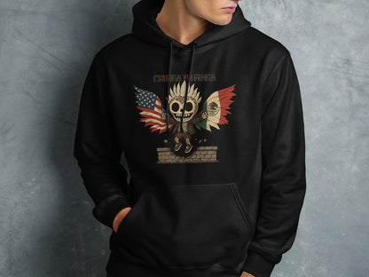 Chic Apulco Flags Skull Hoodie Sweatshirt Product