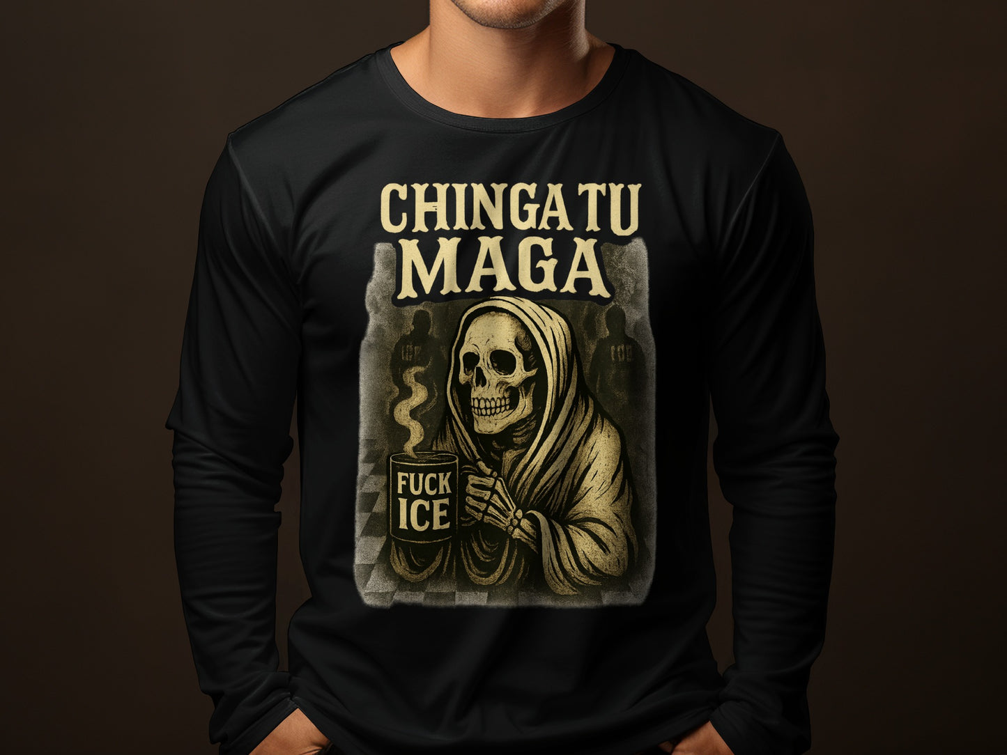 Chingatu Maga Long Sleeve with Unique Graphic Design