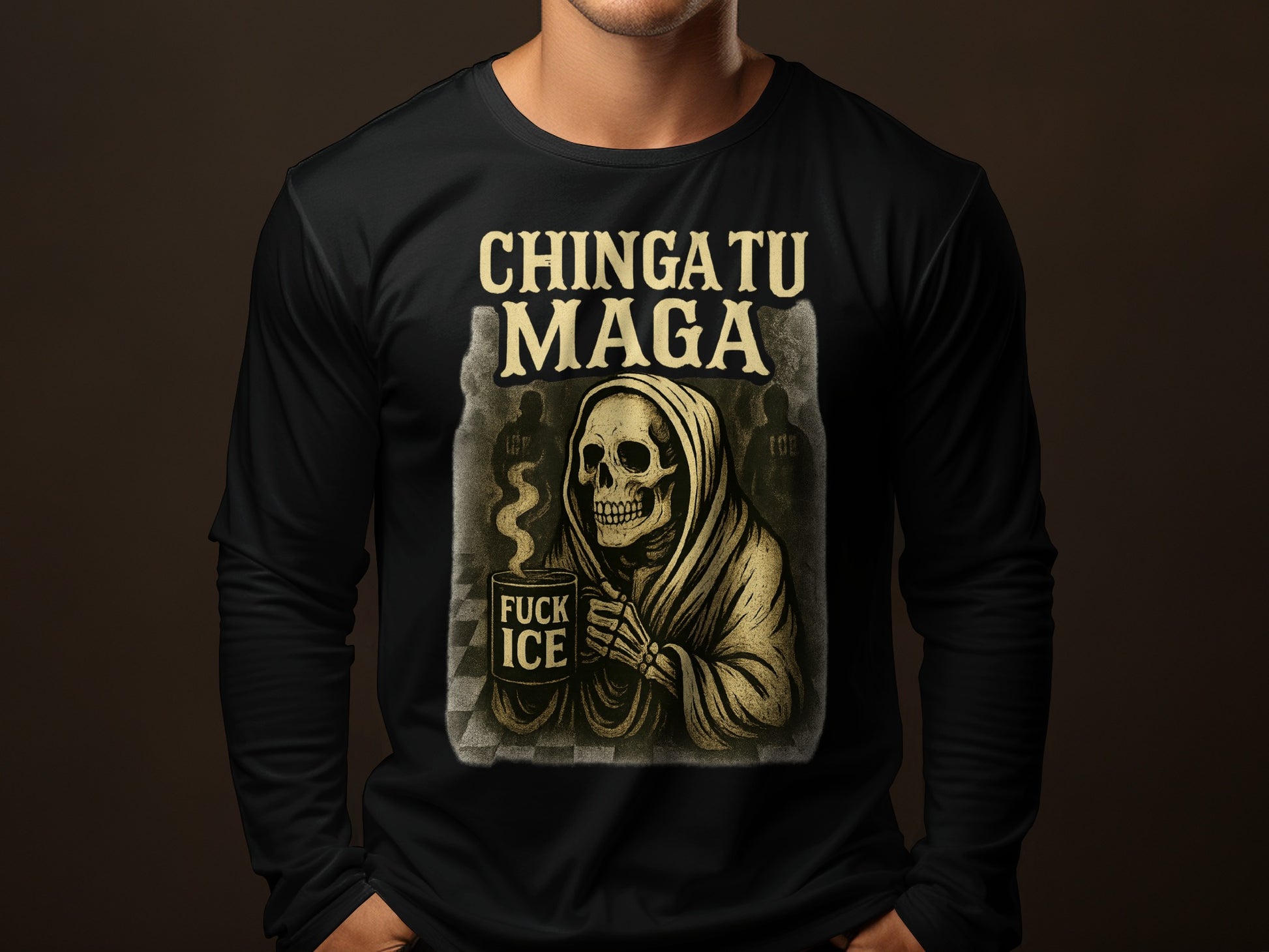 Chingatu Maga Long Sleeve with Unique Graphic Design