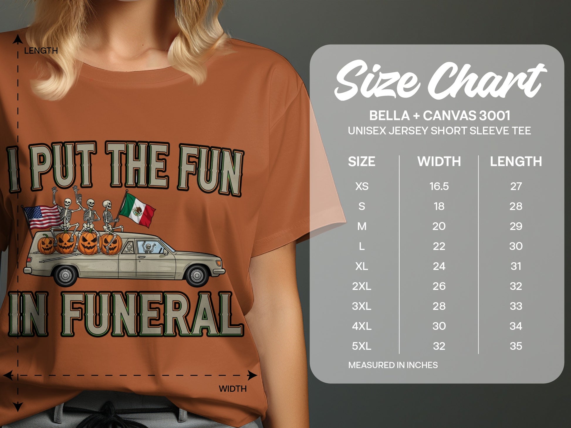 I Put The Fun In Funeral Unisex Jersey Short Sleeve Tee product