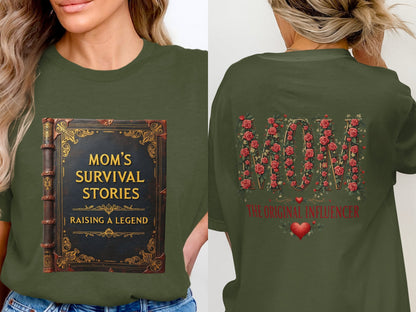 Mom's Survival Stories Raising a Legend T-shirt product
