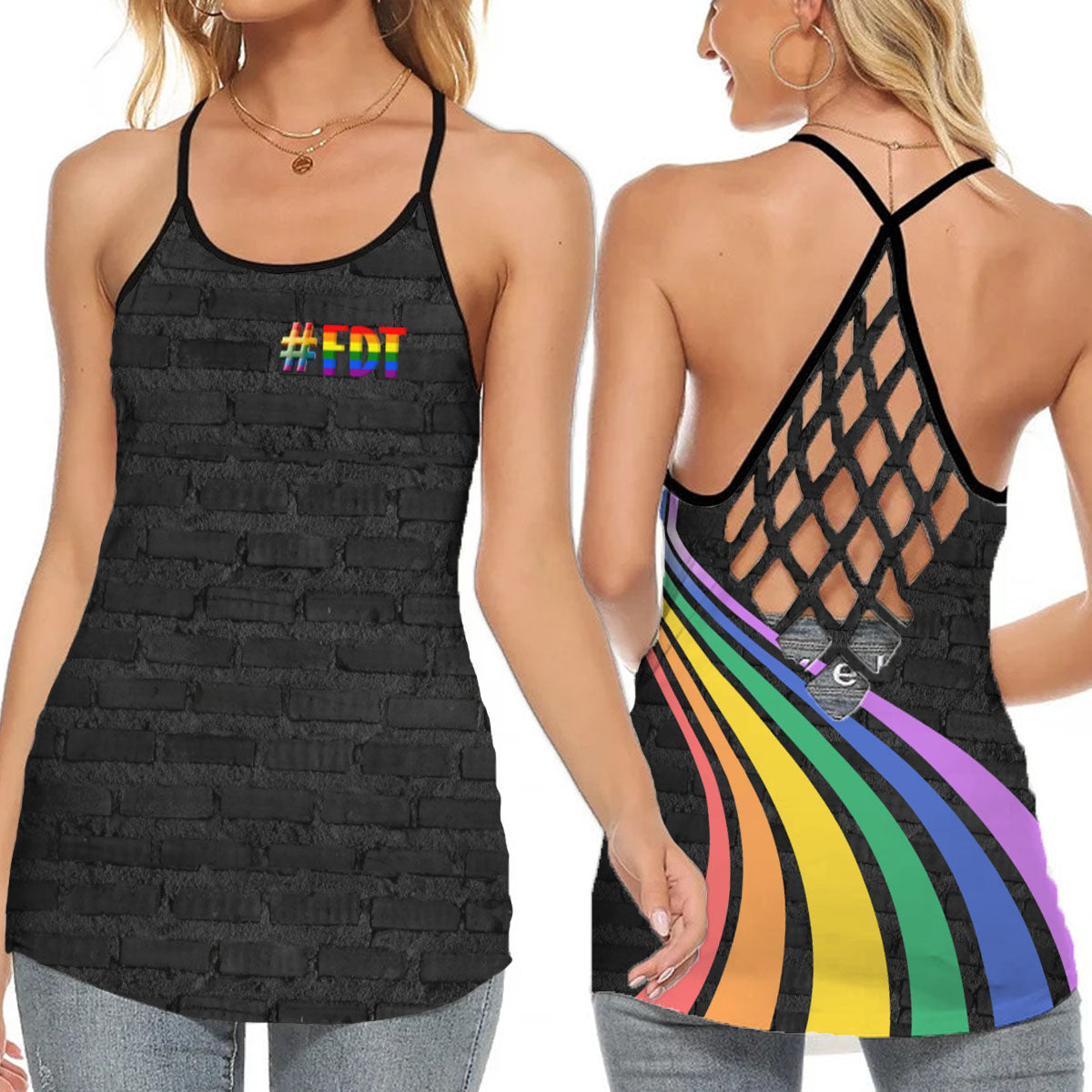 LGBTQ+ Ally Tank Top – Wear Your Support for Gay Rights with Pride