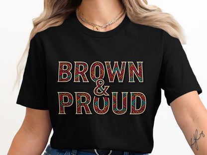 Brown And Proud Statement T-Shirt product type