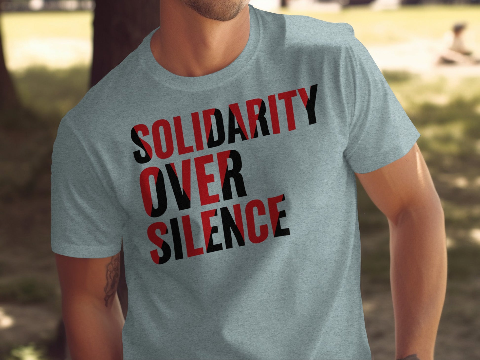 Solidarity Over Silence Graphic T-Shirt