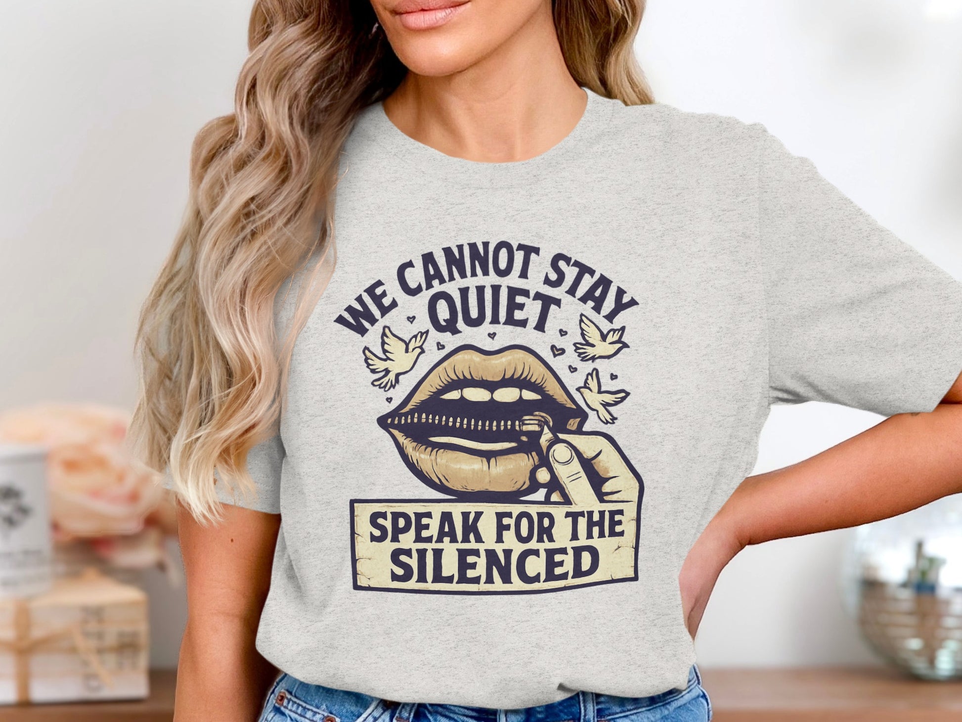 We Cannot Stay Quiet Speak For The Silenced T-shirt