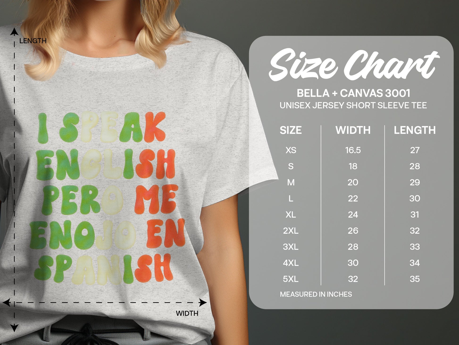 I Speak English Pero Me Enojo En Español Shirt product
