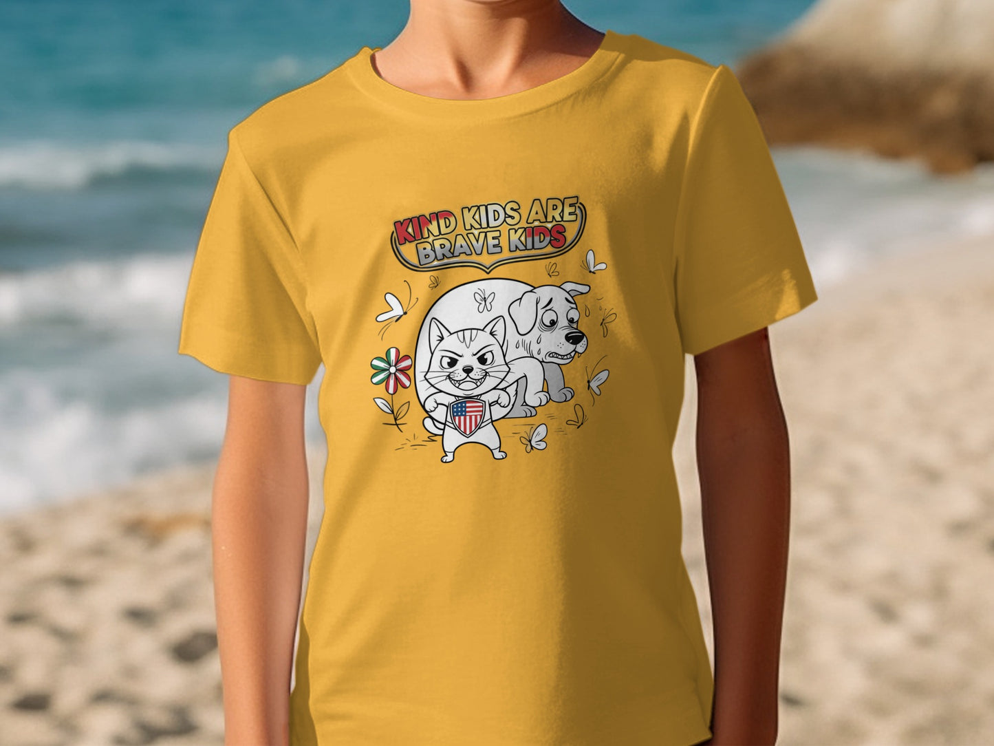 Kind Kids Are Brave Kids Graphic T-Shirt