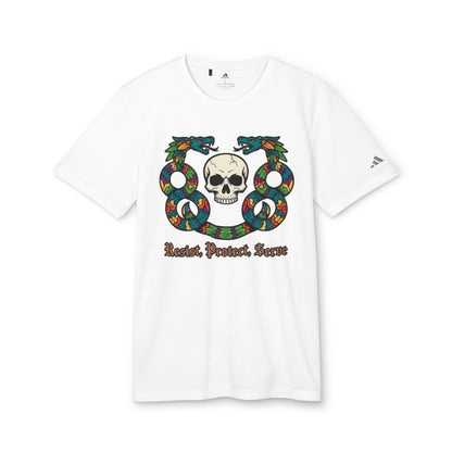 Gothic Skull and Serpents Graphic T-Shirt