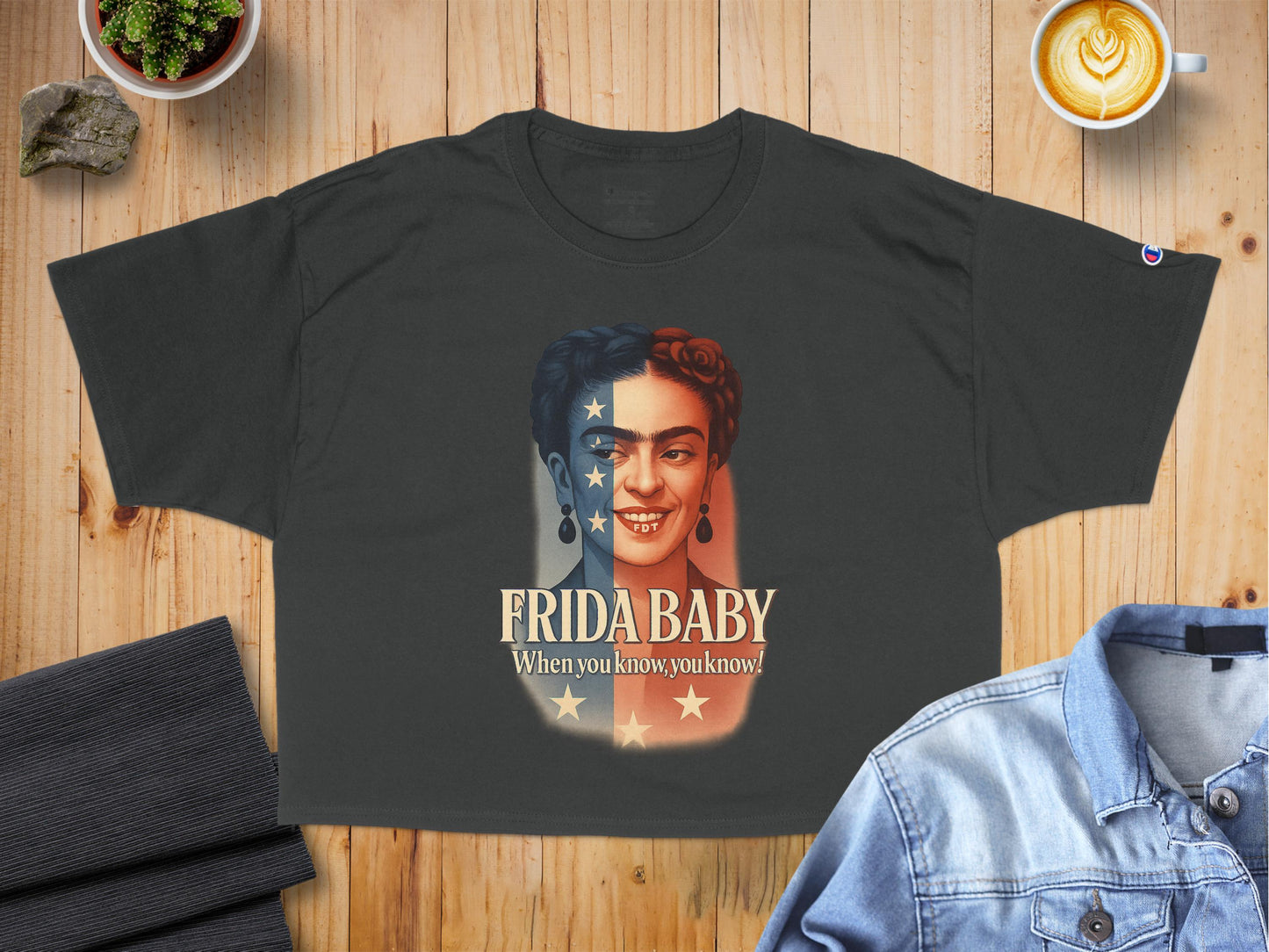 Frida Baby Stars and Stripes Graphic Crop Top product