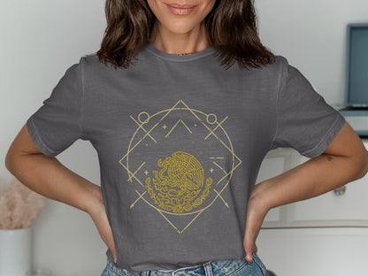 Geometric Eagle Design Graphic Tee Shirt product