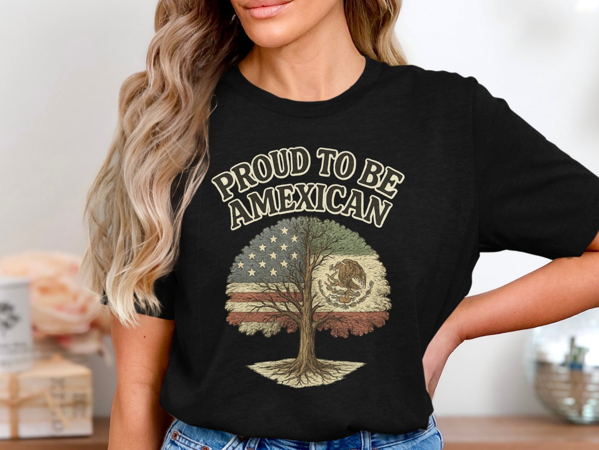 Proud to Be American Mexican Heritage Shirt product type