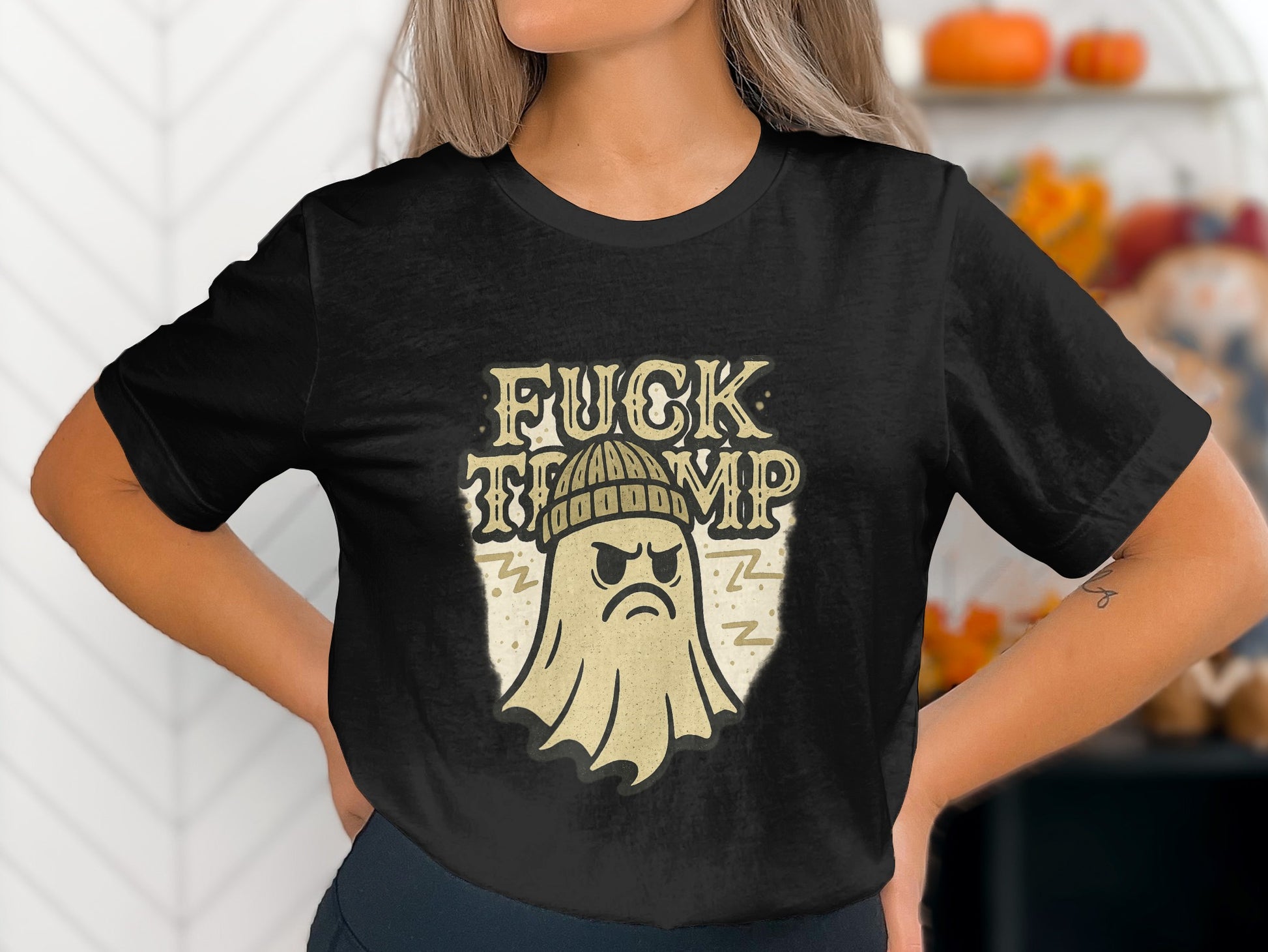 Ghost Graphic Unisex Halloween T-Shirt Product