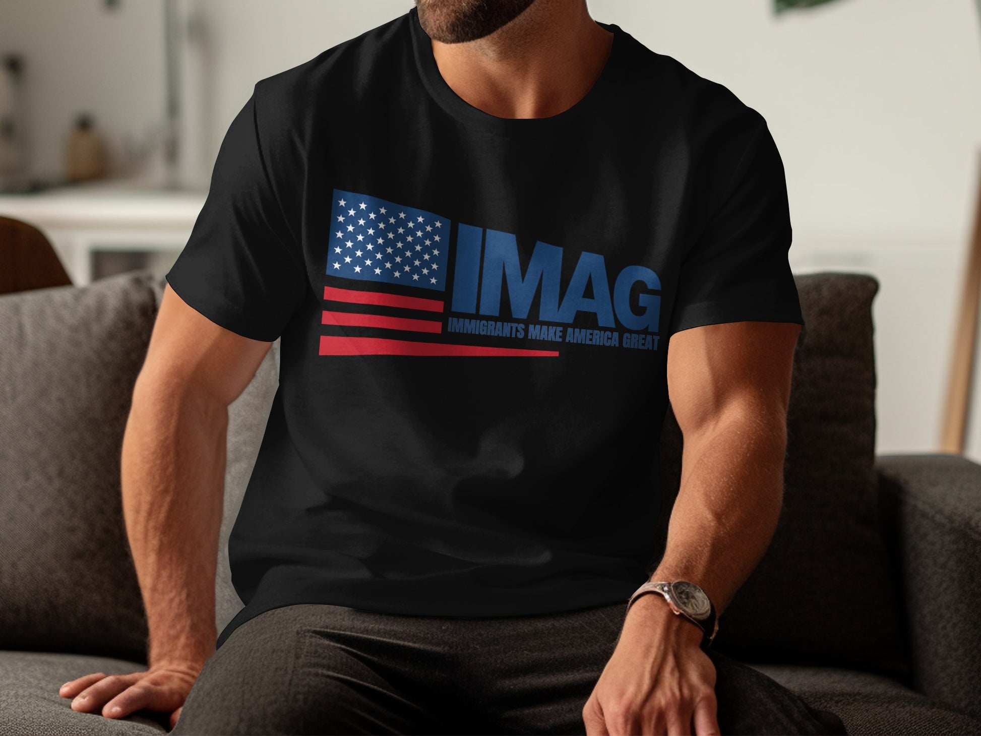 Immigrants Make America Great IMAG T-shirt product