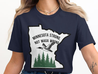Minnesota Strong Not Maga Wrong T-Shirt product type
