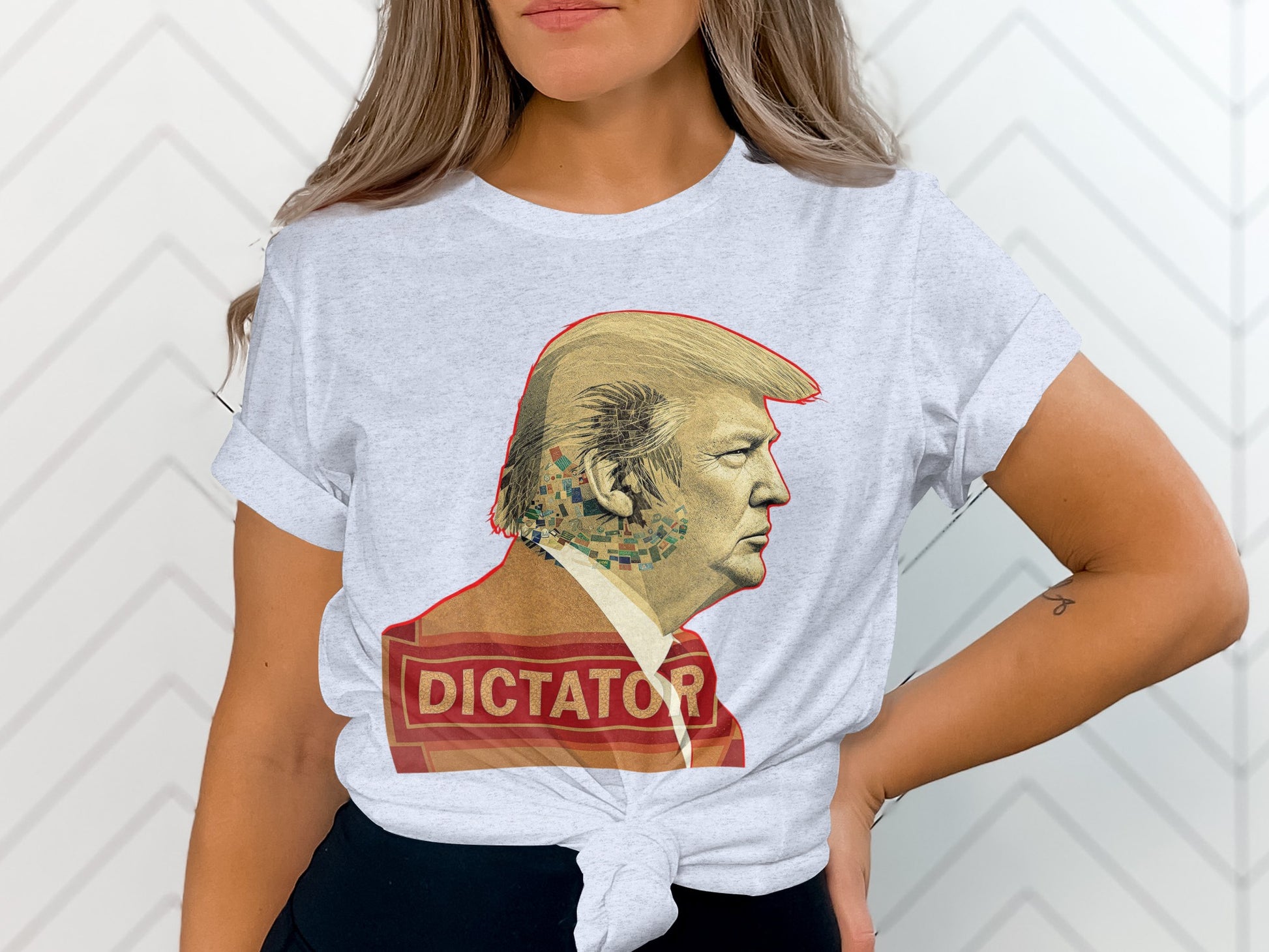 Dictator Graphic Print T-Shirt Unique Statement product