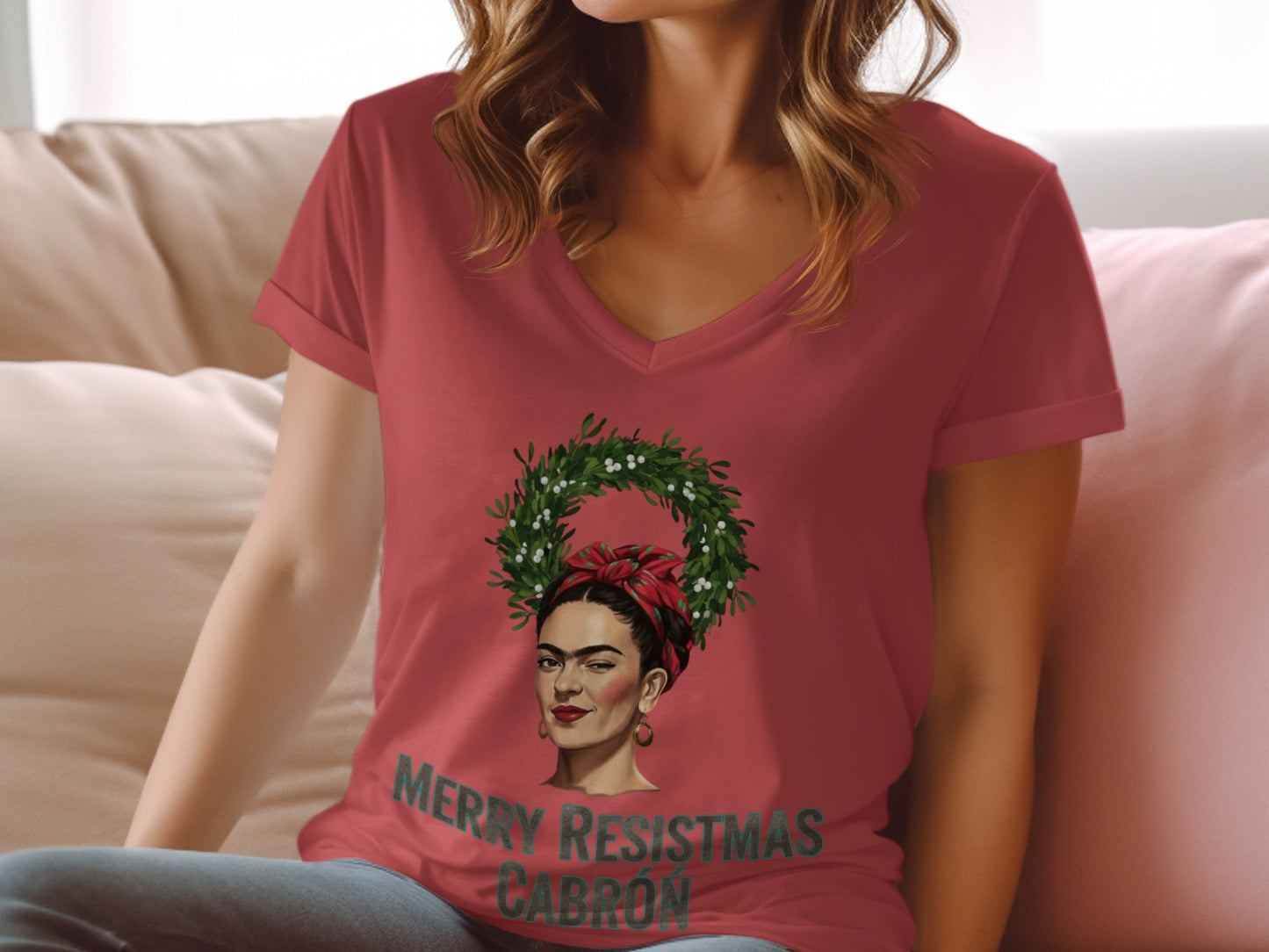 Merry Resistsmas Cabron Graphic Tee