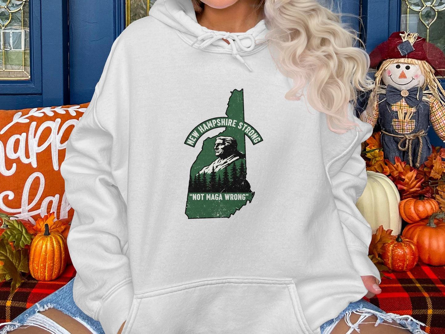 New Hampshire Strong Not Maga Wrong Hoodie product