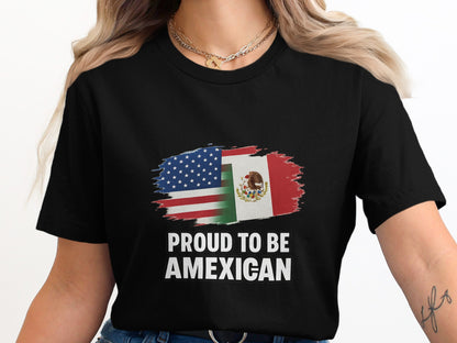 Proud to be Amexican Flag Print T-shirt product