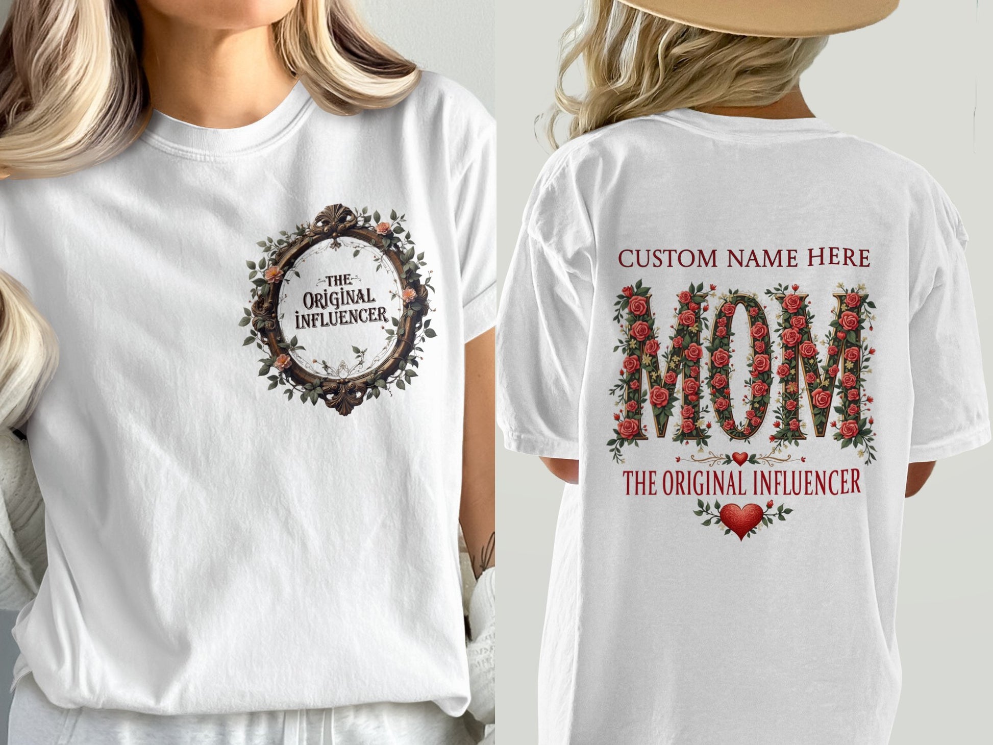 Personalizable Mom The Original Influencer T-shirt product