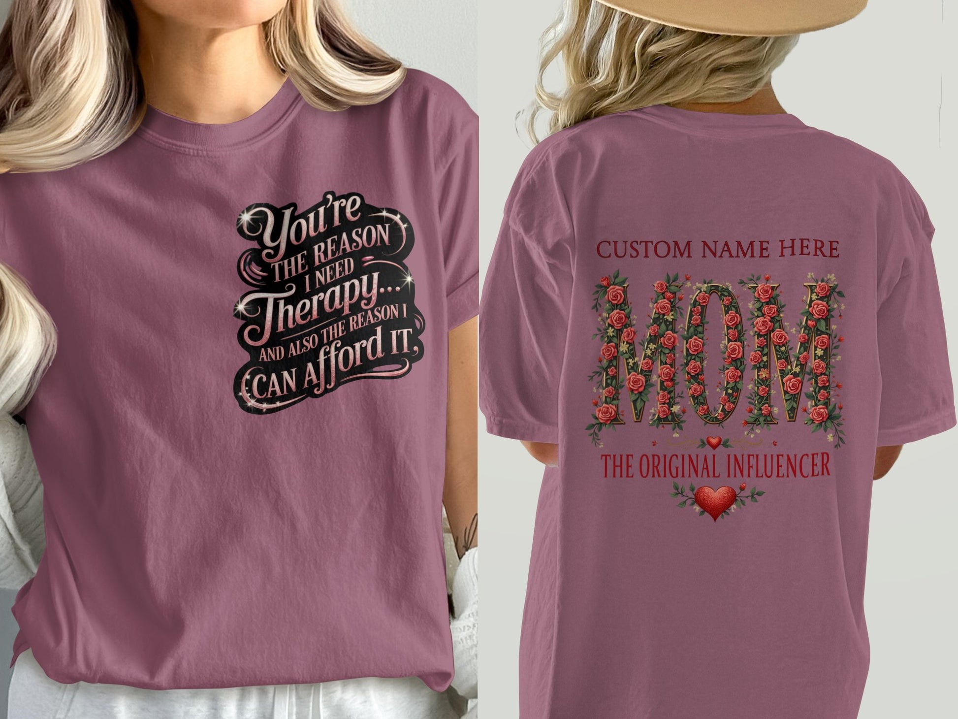 You're the Reason I Need Therapy Mom T-Shirt product