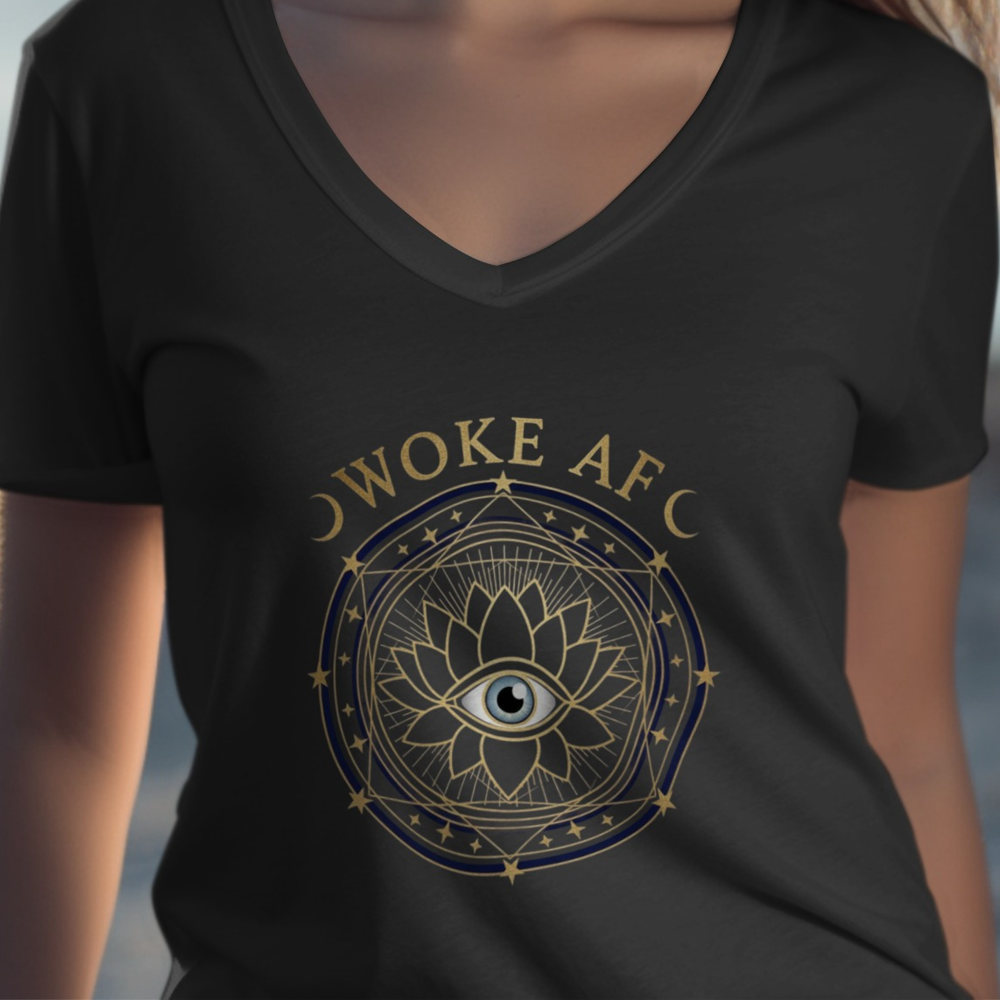 Stay Woke AFC Mandala Eye Design T-Shirt product type