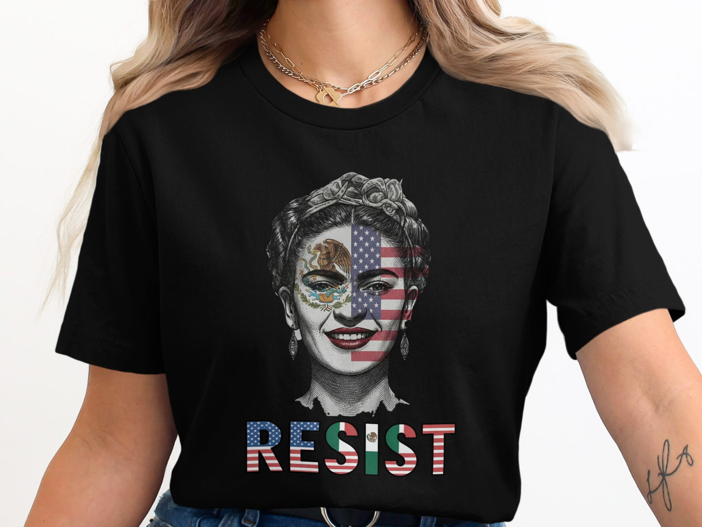 Unique Resist Graphics Fashionable T-shirt Product