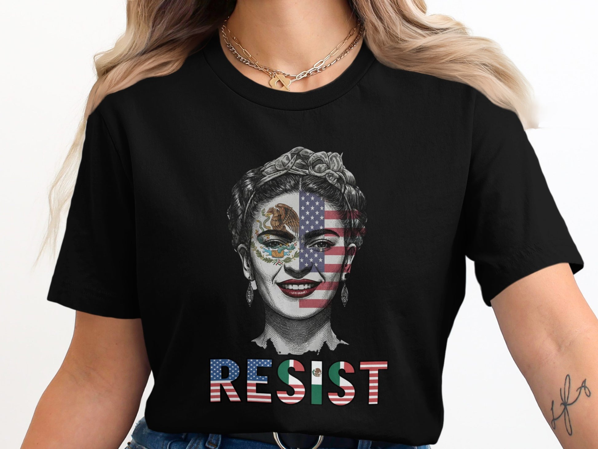 Unique Resist Graphics Fashionable T-shirt Product