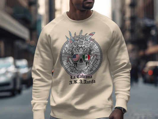 La Cabrona AKA Antifa Skull Sweatshirt