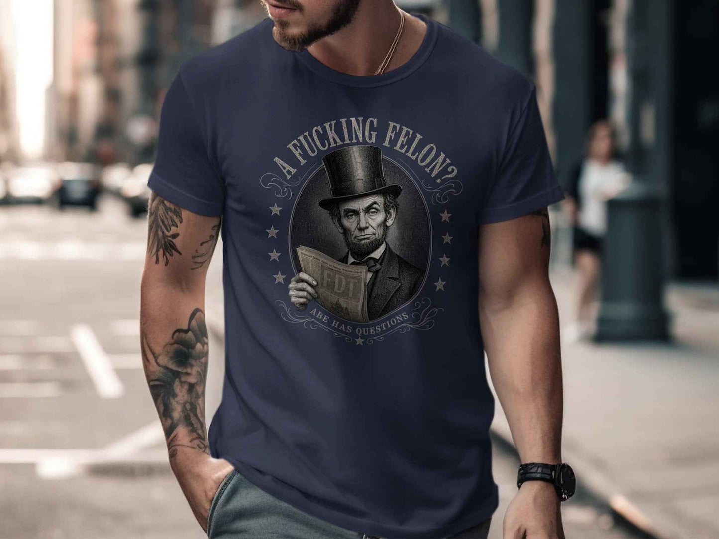 Abe's Unsettling Inquiry Statement T-Shirt